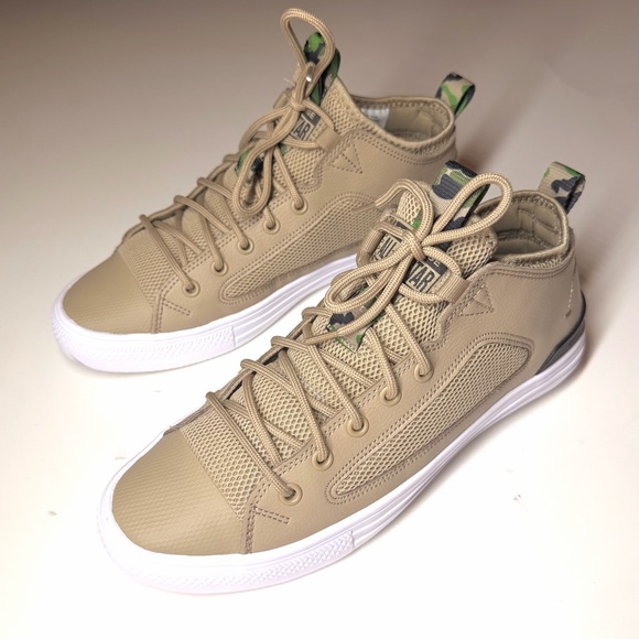 Converse Men’s Chuck Taylor All Star Ultra Low 'Khaki' Sneakers Size- 7 - Picture 7 of 10